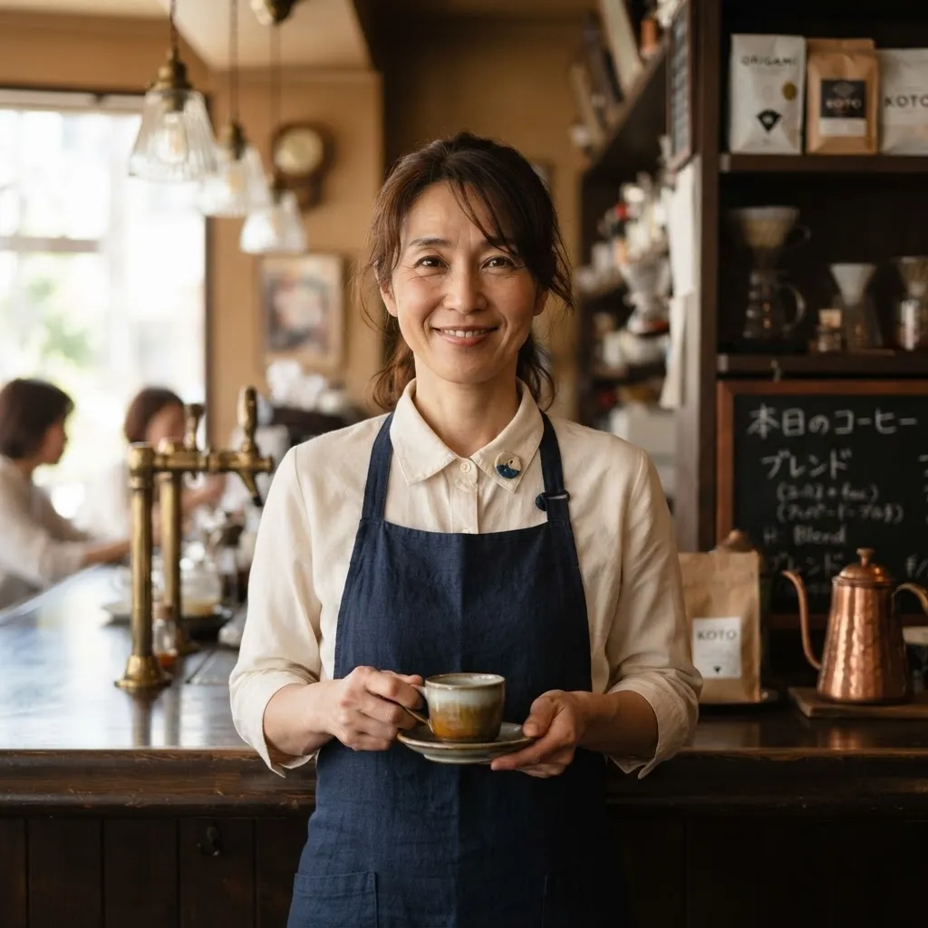 喫茶余白の店主