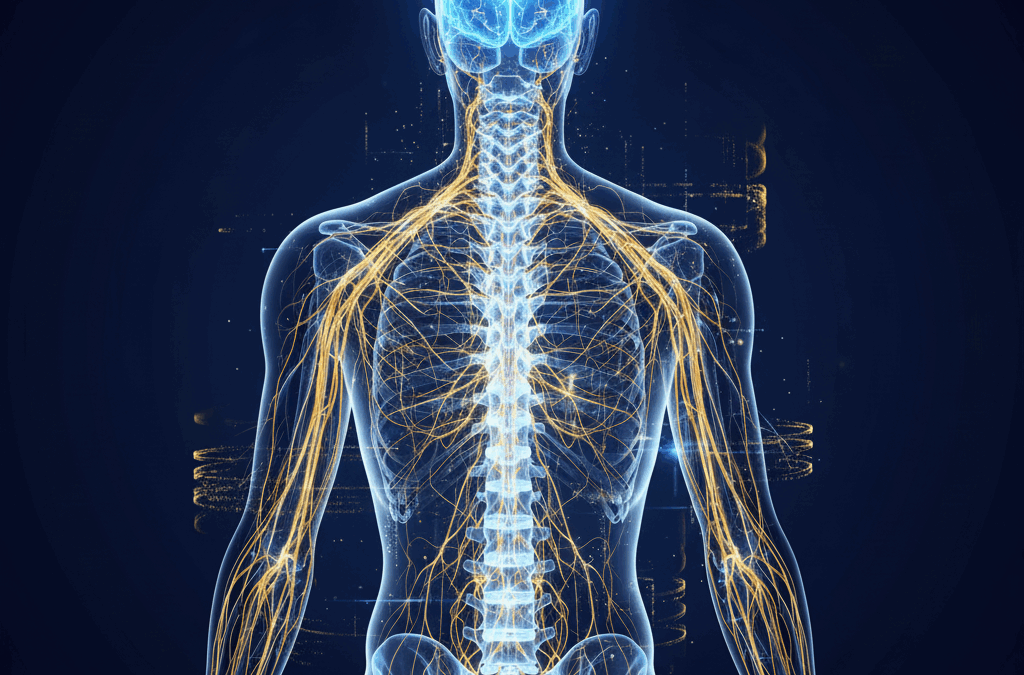 脳（中央）と、からだ（末梢）をつなぐ重要なメディアが背骨