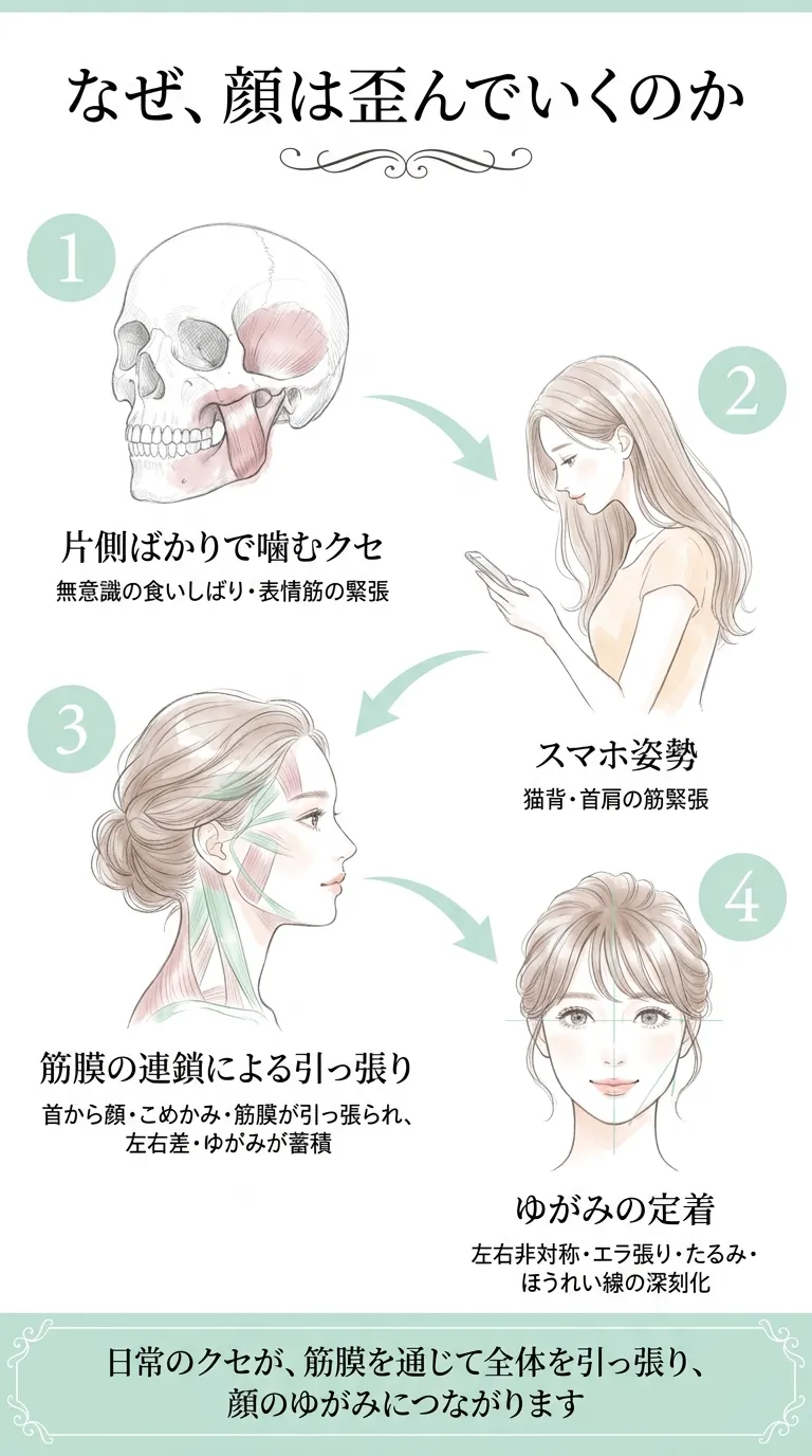 なぜ顔は歪むのか