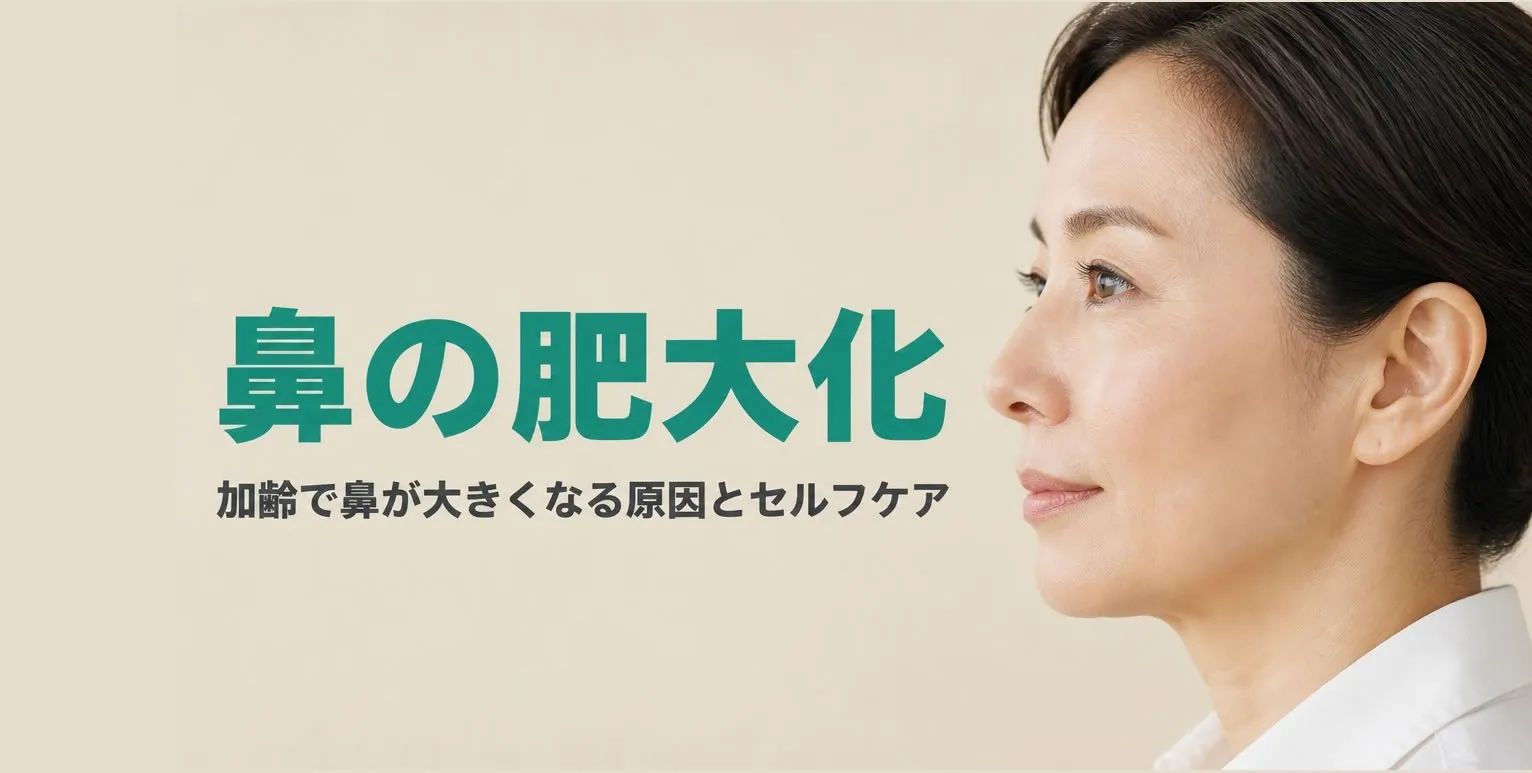 鼻の肥大化-忘れ鼻-原因とセルフケア